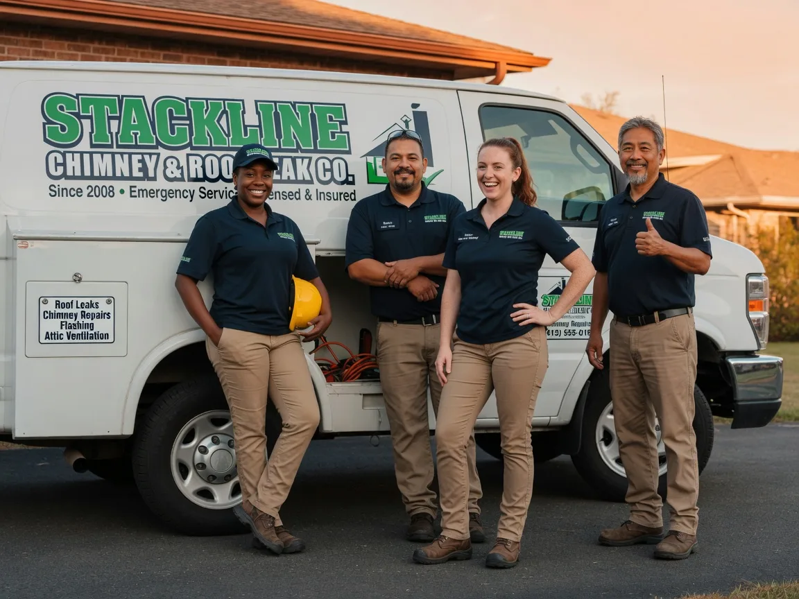 Chimney flashing repair company in Irene, SD